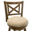 Tabouret de bar pivotant en bois Kodi-926360655-926360653-926360649
