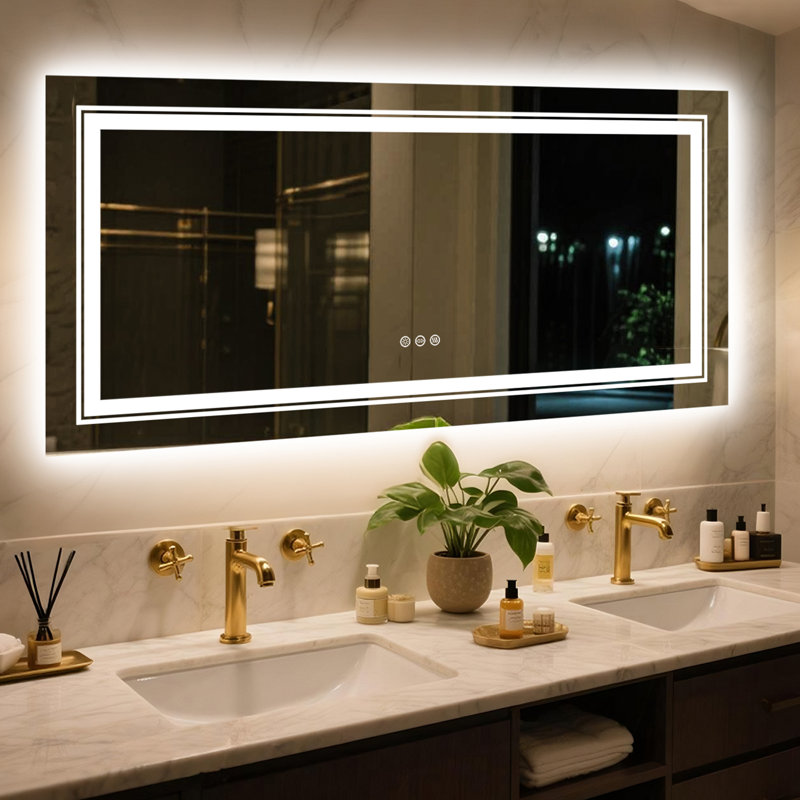 Miroir mural Kabron, 30,7 po x 59,5 po