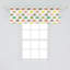 Ensemble de 2 cantonnières Ambesonne hérisson blanc et multicolore-100789051