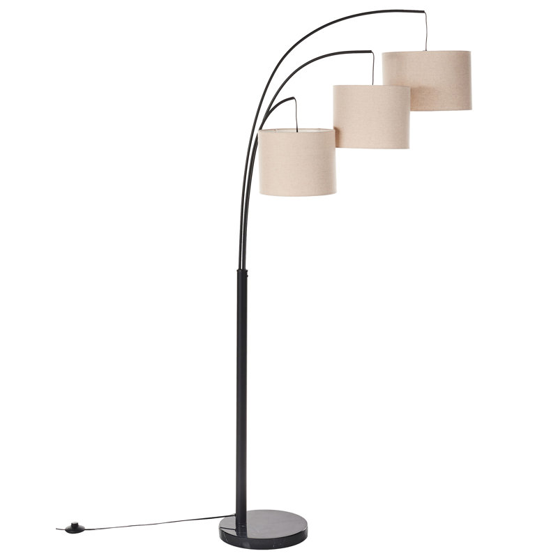 Catello 178cm Powder Coated Arched Floor Lamp