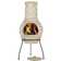 Dakota Fields Bernadette Clay Wood Burning Chiminea & Reviews | Wayfair ...