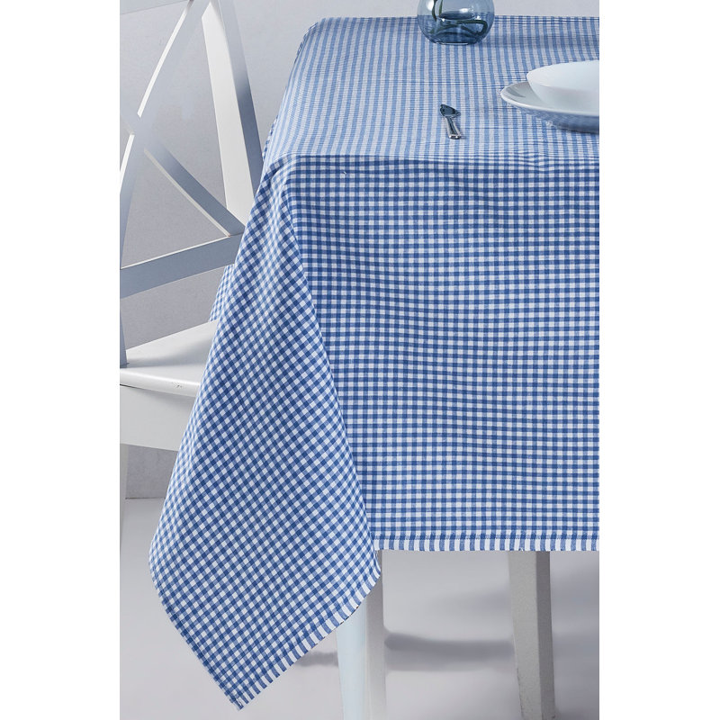 Nappe Chon Elegant, bleu, 67,0 po x 67,0 po | 85% coton / 15% polyester, facile à nettoyer et lavable à la machine | Parfait pour la salle à manger, les pique-niques et les occasions spéciales | Stylish Home Decor Essential