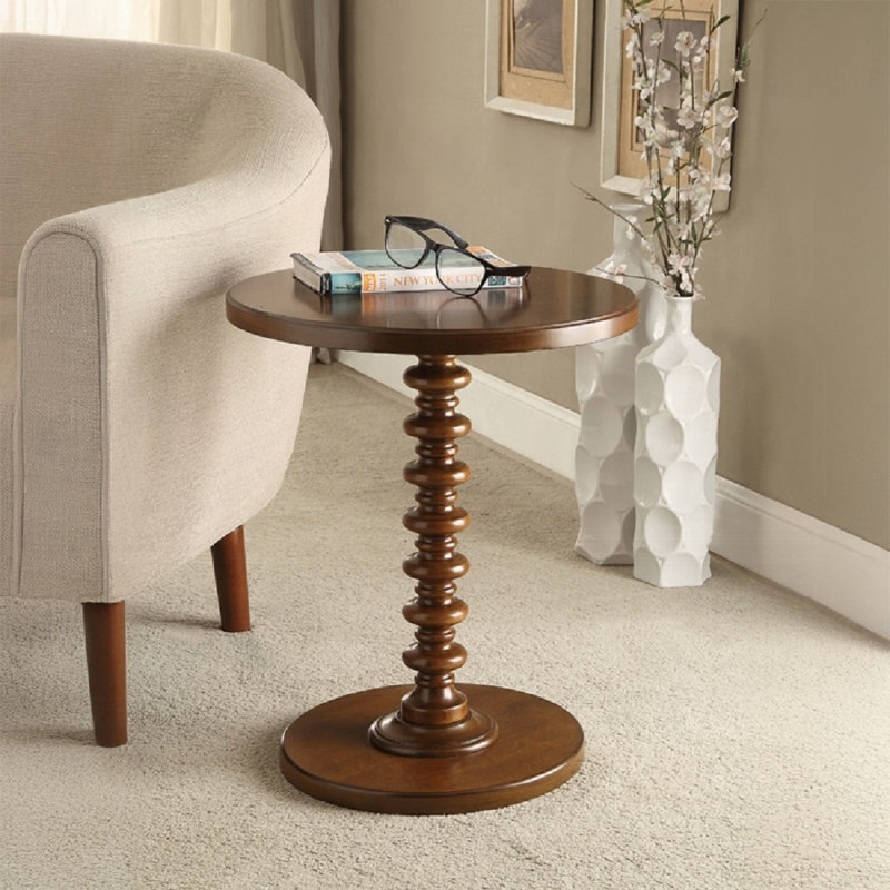 Table d'appoint Acton, Brun