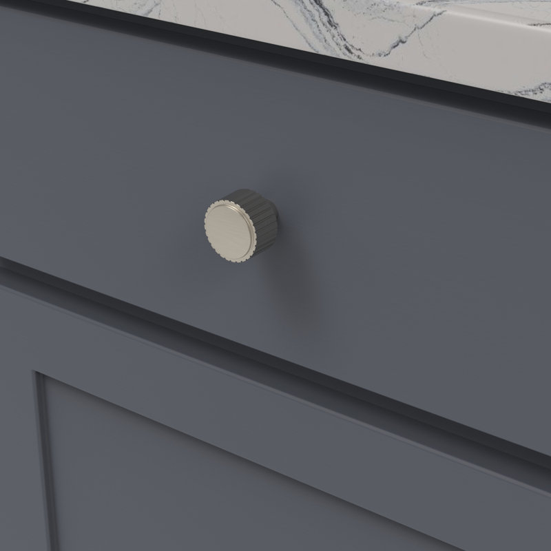 Sinclaire Collection Knob 1-1/4 Inch Diameter, Satin Nickel