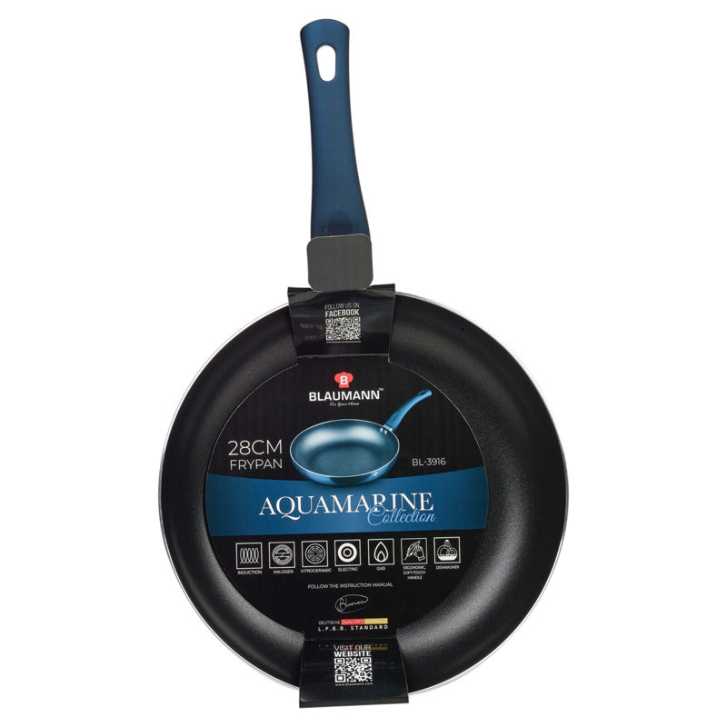 Non-Stick Frying Pan, Aquamarine