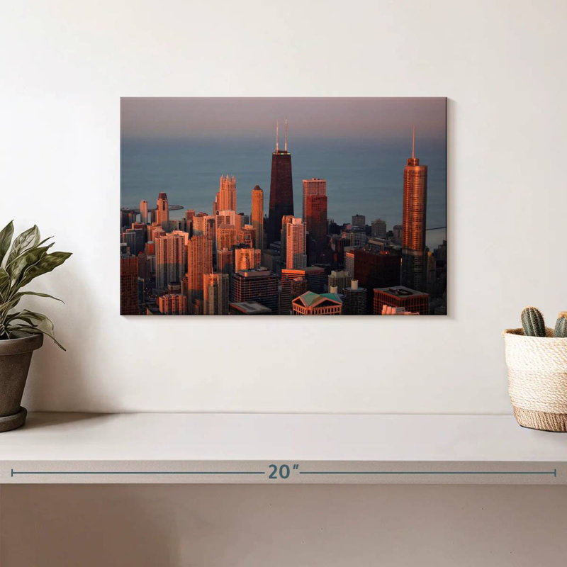 Sirci Chicago Sunset Glow, H 8 po x l 12 po