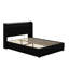 Lit pleine grandeur tapissier, boutons / applications / télécommande, lit de rangement hydraulique avec charge USB Type-C et DEL-1314945526