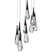 Hibiscus 9 - Light LED Pendant