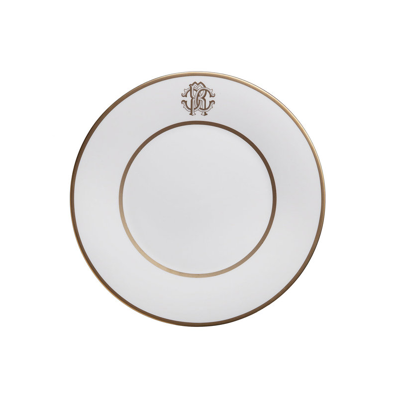 Dessert Plate SILK Set Of 2 Gold