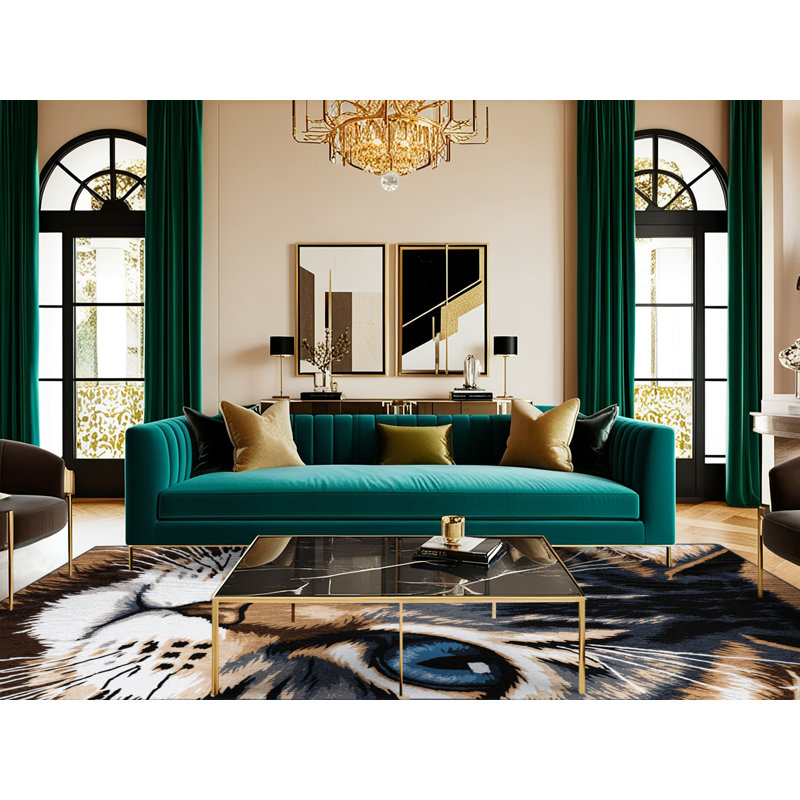  Tapis lavable Ojos Azules Cats, Tapis de couloir 2 pi x 4 pi