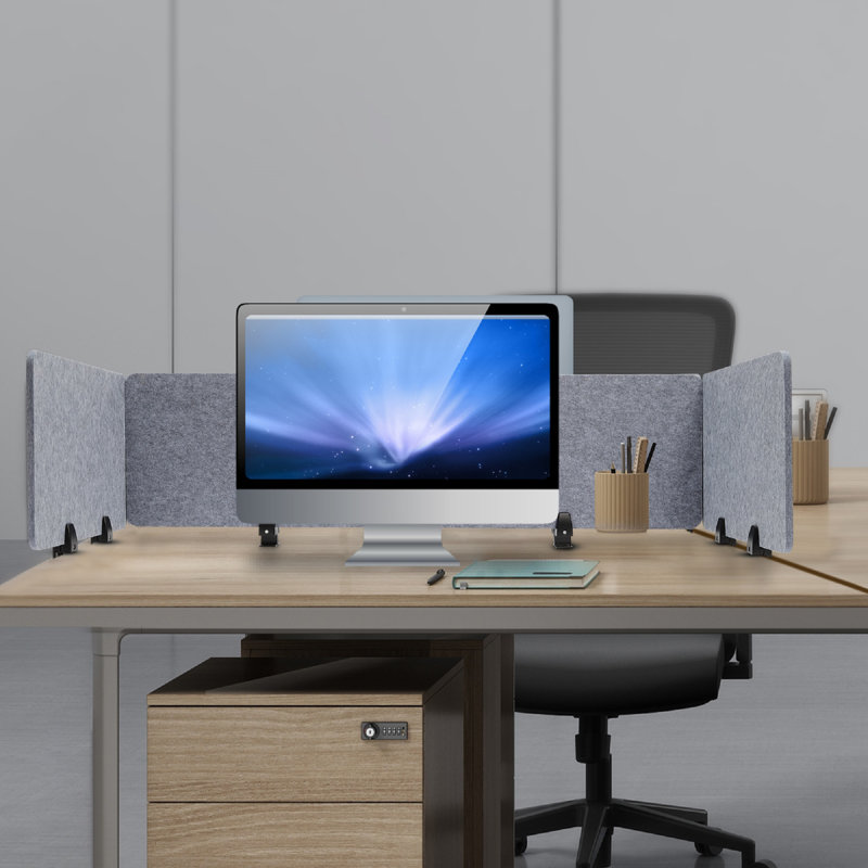 La chicane d'un bureau officiel, gris, 59 po L