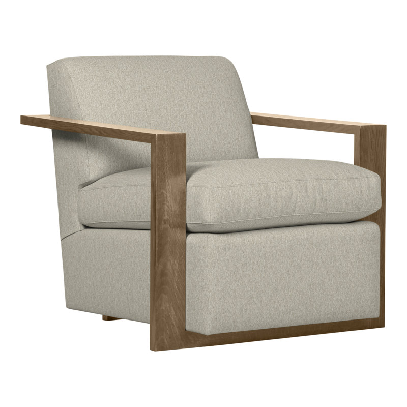 Thom Filicia Home 32" Wide Upholstered Armchair, Hampton, Ian Smoke
