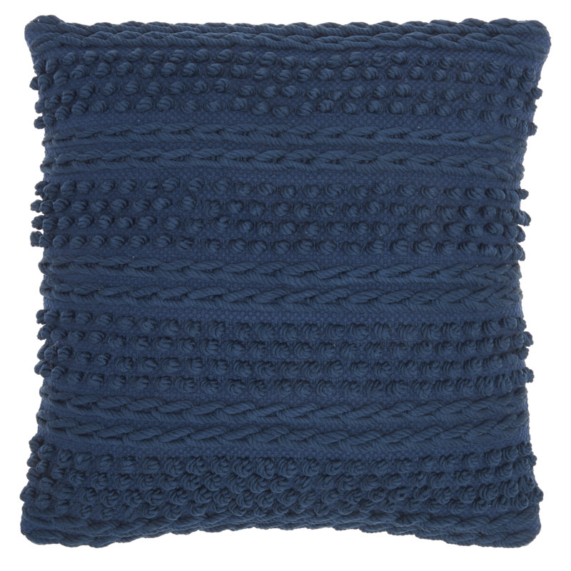  Square Pillow Cover & Insert, Navy