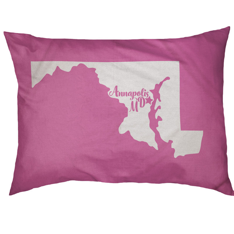 Coussin pour chien d’extérieur maryland annapolis, Grand (l 50 po x P 40 po x H 7 po), Rose