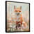 Black Floater Framed