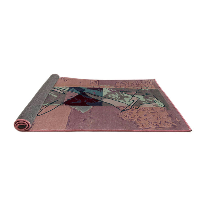 Pylesville Abstract Indoor Rug, Square 3'