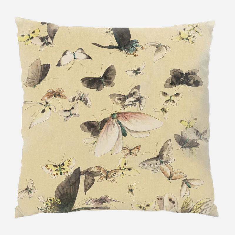 Coussin rétro Kemp, Microsuède, Intérieur
