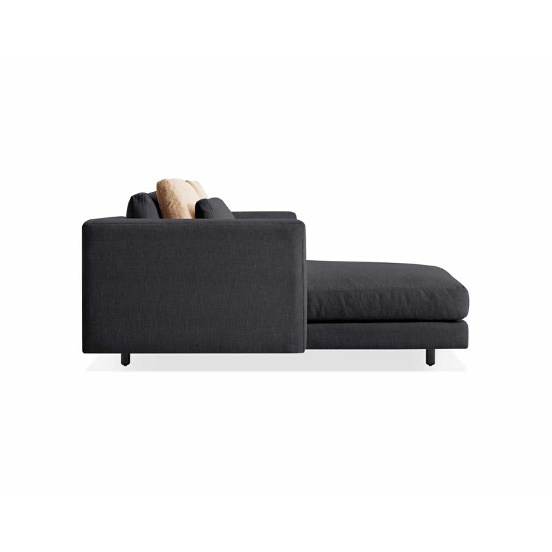 Hands Down Chaise Sectional, Left Hand Facing, Tofte Navy/Color Mix 1 Polyester Blend