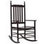 Chaise berçante d'extérieur en bois massif-1495765225