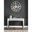 Astrid Glam 31"Dia Round Wall Clock with Roman Numerals Dial in Mirrored