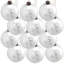 D3 ", boules de Noël décoratives, boules de Noël suspendues en verre pour décorations de fêtes, lot de 12