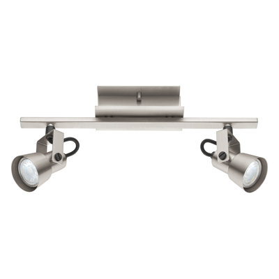Continuum 15.35'' 2 -Light Fixed Track Track Kit with Dimmable and Adjustable Head