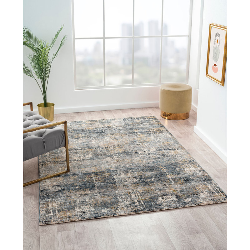 Tapis abstrait Zuckerman Hampton, Rectangle 2 pi x 2 pi 11 po