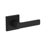 Sharpe Passage Lever with Stepped Square Rose in Unlacquered Brass