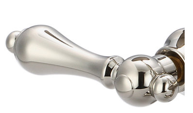 2-handle Bathroom Faucet, Lever Handles, Polished Nickel