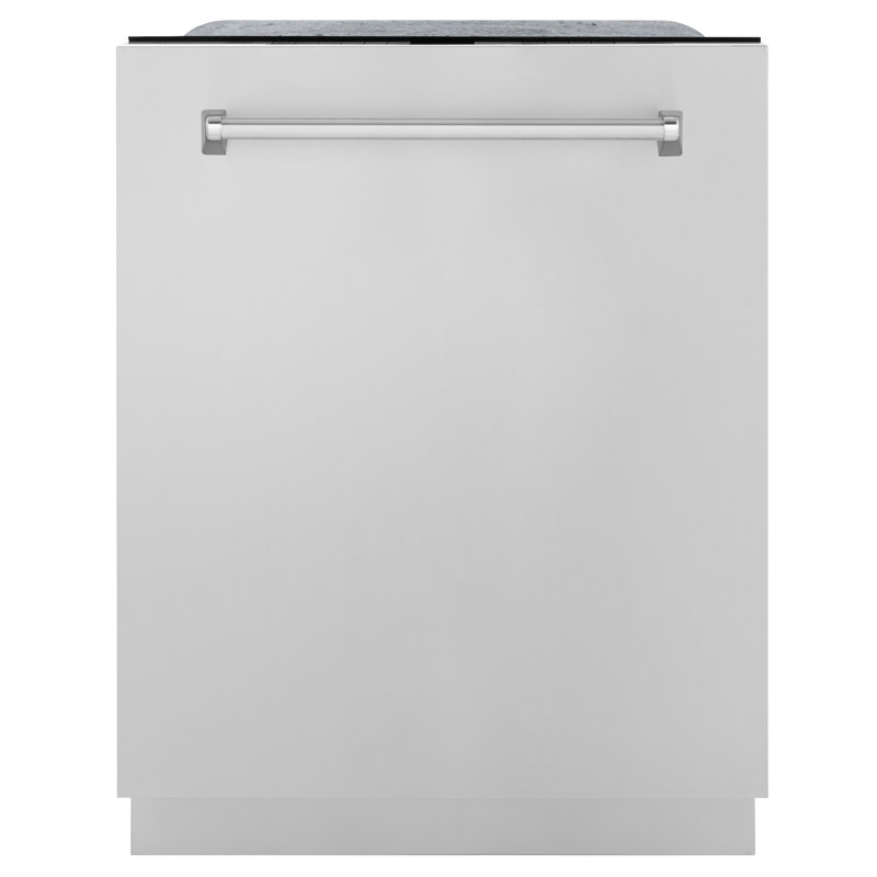 ZLINE 24 in. Monument Series Top Touch Control Dishwasher in W/ Tub, 45dBa, Stainless Steel
