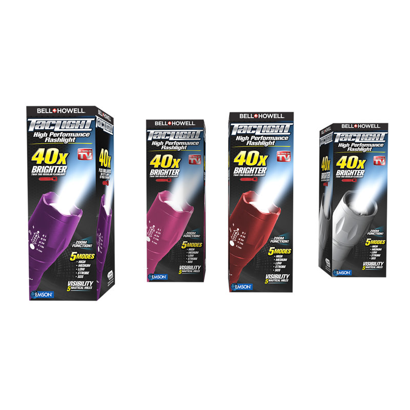 Lampe torche tactique de qualité militaire, Rouge