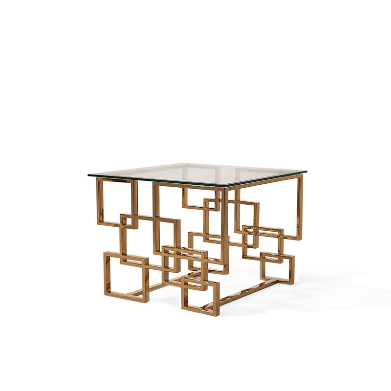 Table de bout en verre