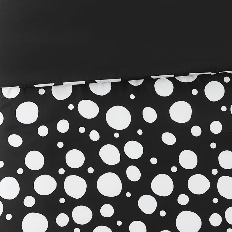 Sophia Polyester Standard Dots Comforter Set, Twin Comforter + 1 Standard Sham