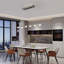 6 - Light Chrome LED Kitchen Island Pendant