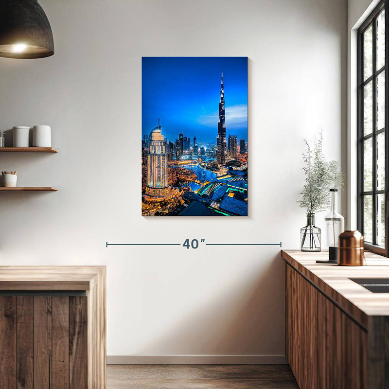 Aime Downtown Dubai Lights, 36" H x 24" W