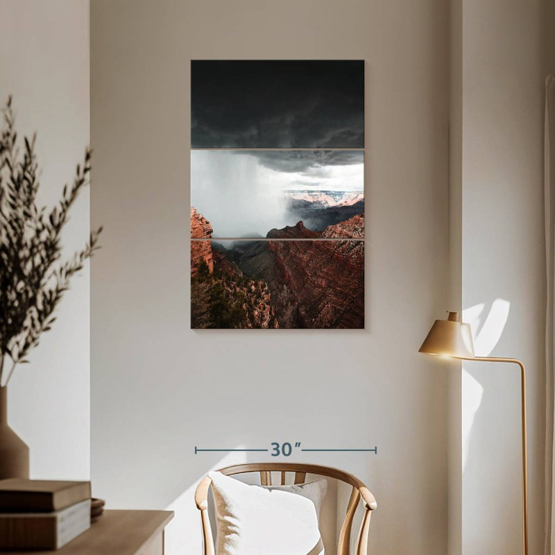 Nuage de tempête Alvord Grand Canyon, H 57 po x l 36 po