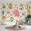 Papier peint pour enfants, animaux mignons, instruments de musique amovibles, décoration murale-855876300-855876307