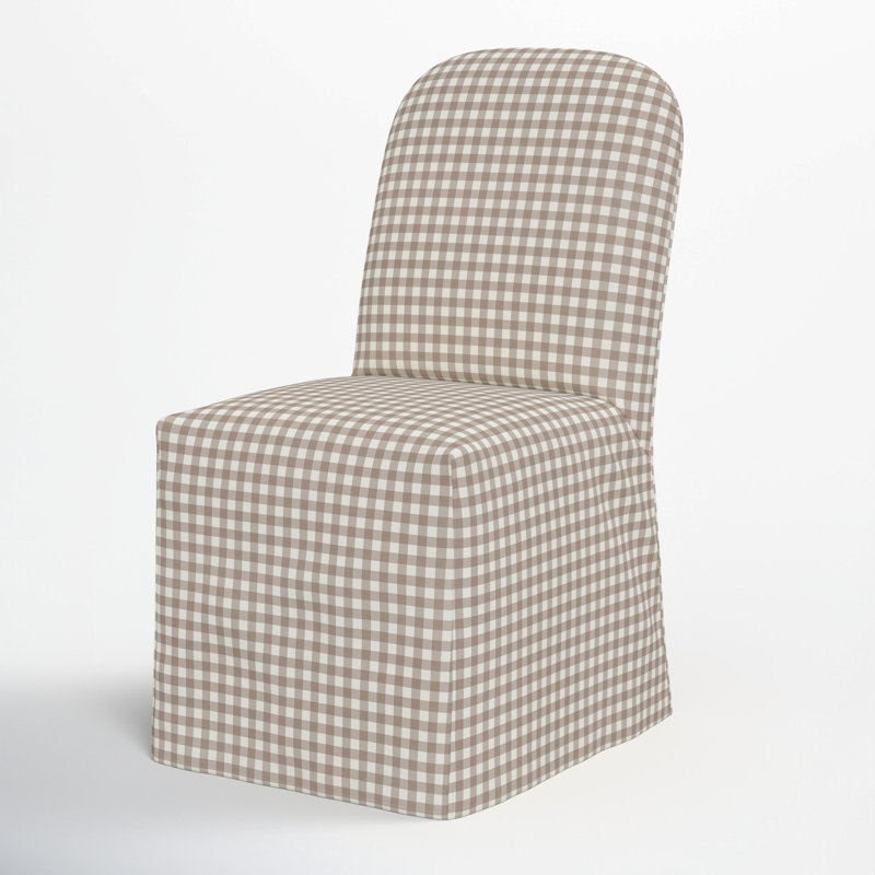 Chaise de salle à manger Velma Maggie, Brun clair vichy classique