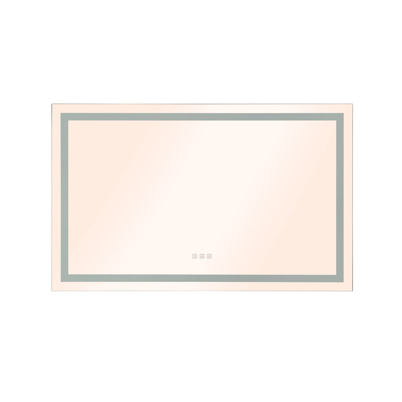 Multiple Lighting"x " bathroom vanity led mirror is multi-functional, 40" x 30"