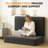 4'' Gel Memory Foam Mattress Queen Size, Portable Tri-Folding Mattress With Washable Cover, Black-1557593068-1557044977