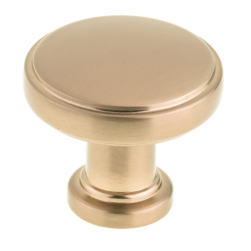 Expression 1 5/16" Diameter Round Knob, Champagne Bronze