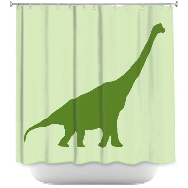 Rideau de douche simple dinosaur i Dodson