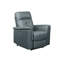 Fauteuil inclinable électrique, bleu-gris-130151555