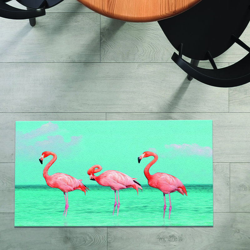 Floral Pattern With Pile Soft Type Printed Rug in Vibrant Colors Perfect for Adding a Touch of Elegance to Any Room Decor