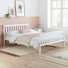 Solid Wood Bed with Mattress