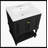 24" Modern Luxury Bathroom Vanity With Ceramic Sink, Cabinet Featuring Open Shelf & Closed Storage Space-1728367966