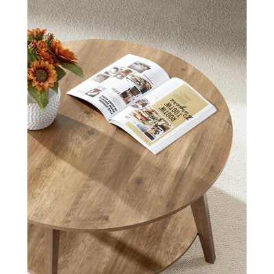 Byadbo Floor Shelf Coffee Table with Storage