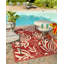 Tapis d'intérieur / extérieur à motif floral Courtyard Performance-318846316