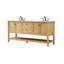 Ensemble de meuble-lavabo double 72 po Bonsai-73359979