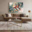 Oiseaux, art mural sur toile blanche-120489503